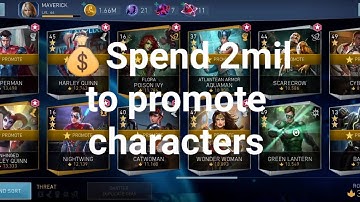 promote some DC characters | promote to 5 star | injustice 2 mobile