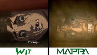 MAPPA vs WIT STUDIO (part 3) - Attack On Titan Season 4 Part 3 Cour 1 
