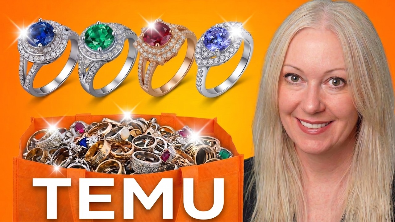 I Tested Temu Rings – Are They Really Worth It?! Jewelry Try-On Haul ...