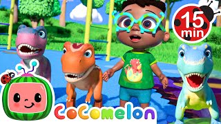 10 Little Dinos in the Playground | CoComelon | Songs and Cartoons | Best Videos for Babies
