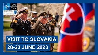 Admiral Bauer visits Slovakia - 20 to 23 June 2023