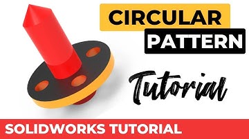 How to use Circular Pattern in SOLIDWORKS -Tutorial for beginners Exercise 4