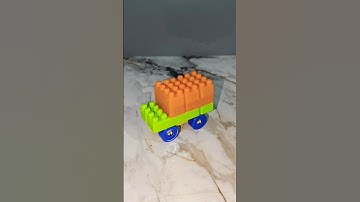 Satisfying Diy building Blocks Vehicle | ASMR sound| Relaxing #asmr #asmrsounds #shorts #shortvideo