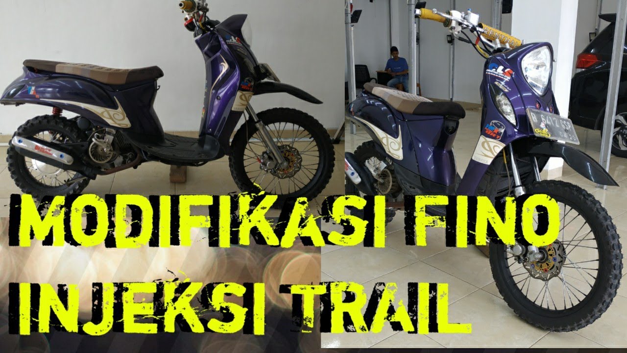 Fino Modifikasi Trail Yamaha Fino Fi Trail