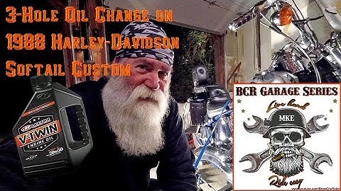 BCR Garage Series: 1988 Harley-Davidson Softail 3-Hole Oil Change