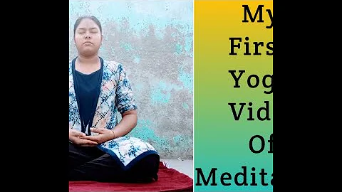My First Yoga Video Of Meditation//Today Yoga//Yoga for beginners @YogaSikhe45