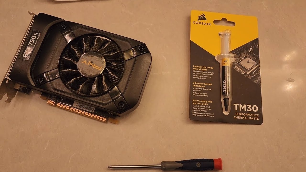 How to Replace Thermal Paste on a Graphics Card - YouTube