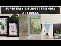 Super easy  budget friendly art ideas  home decor  simplypretty creations 