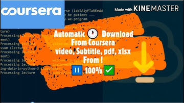 How to Automatically download courses from Coursera just with a single command in Windows & Linux