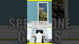 Rivestire la porta interna effetto Panorama di Positano con pellicola adesiva Interior design modern