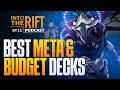 BEST META &amp; BUDGET DECKS for Riftbound Summoner Skirmishes | Into the Rift Podcast #15