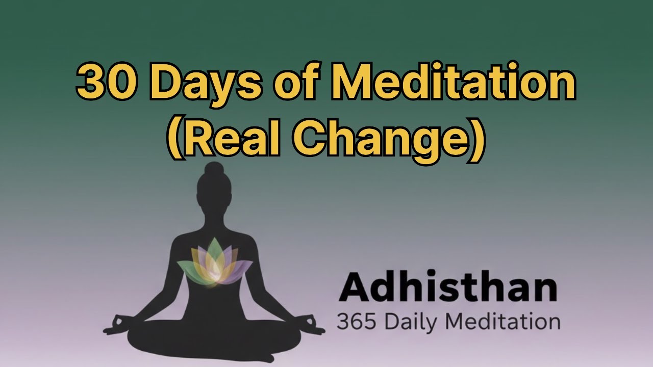 30 Days of Meditation Changed My Life | My Real Experience - YouTube