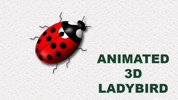 Amazing Animated 3D Ladybird in PowerPoint | PowerPoint Animation Tutorial | 3D Animation