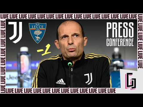 PRESS CONFERENCE JUVENTUS vs LECCE || LIVE