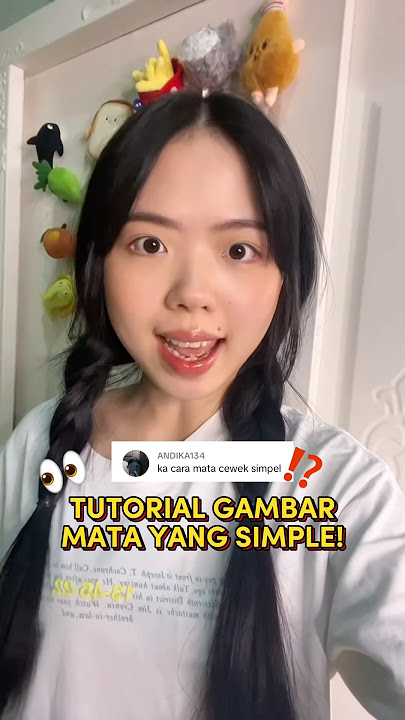 TUTORIAL GAMBAR MATA YANG SIMPLE! 👀❤️