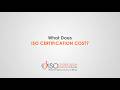 ISO Certification process Demystified - Episode 4: What Does ISO Certification Cost?