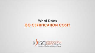 ISO Certification process Demystified - Episode 4: What Does ISO Certification Cost?