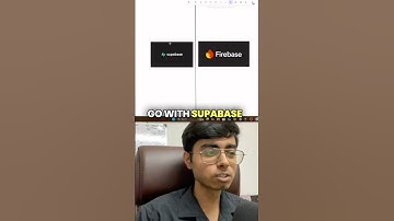 Firebase vs Supabase! Which one to choose? #firebase
