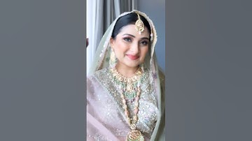 Muslim Bridal Makeup Transformation | #SUGARBride | #shorts | SUGAR Cosmetics