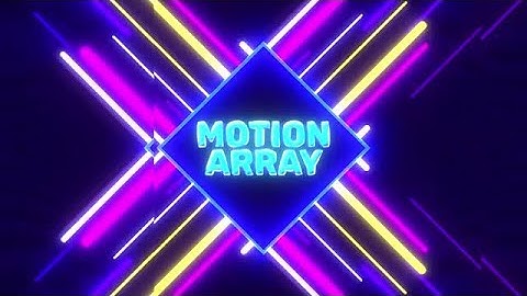 Neon Lines Logo Reveal After Effects Templates