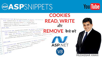 Hindi | ASP.Net Cookies: Read, Write (Save) and Remove (Delete) Cookies in ASP.Net using VB.Net