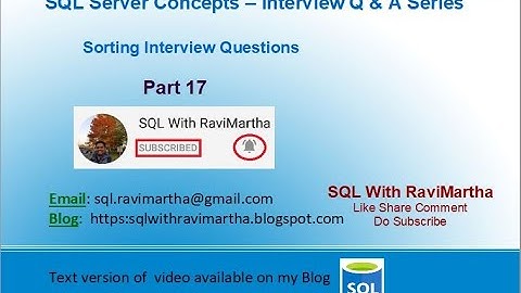 Sorting in SQL | ORDER BY | Sorting Interview Q&A | Varchar to Int| Varchar to Date | CAST| Convert