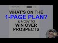 Using this version of the onepage financial plan turns more prospects into clients