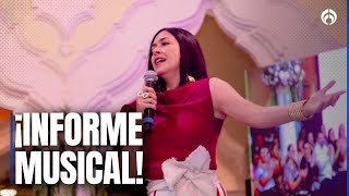 Hermana de Laida Sansores presenta su informe… ¡cantando!