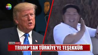 Trump'tan Türkiye'ye teşekkür