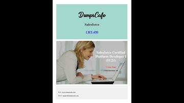 DumpsCafe Salesforce-CRT-450 Dumps PDF