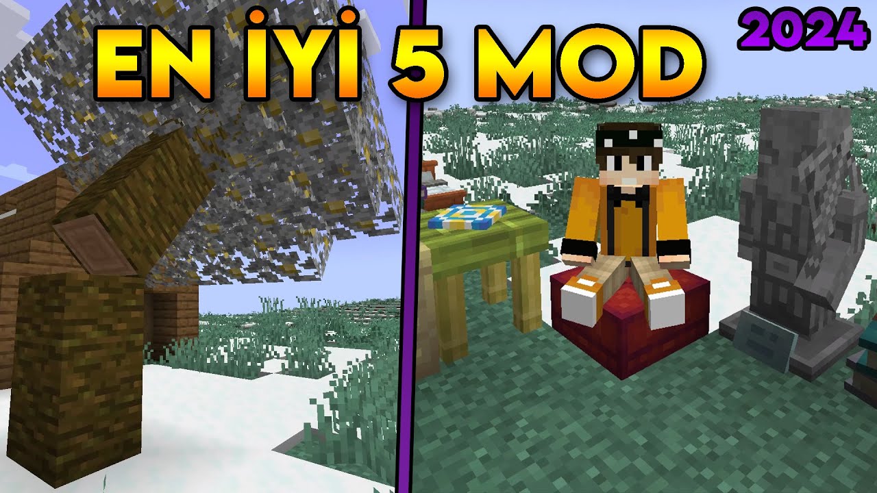 EN İYİ MODLAR! - Minecraft En İyi 5 Mod / Minecraft Mod Tanıtımı