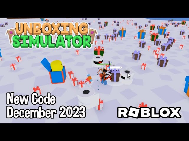 Roblox Unboxing Simulator New Codes August 2023 