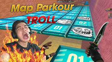 MAP PARKOUR TROLL MỚI, DỄ GÂY ỨC CHẾ TẬP 1 I RÙA NGÁO