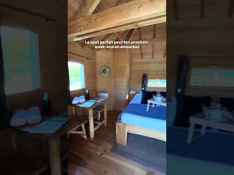 une cabane sur l'eau pour un séjour vraiment inoubliable 😍 #cabane #insolite #travel