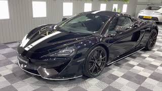 2019 Mclaren 570s with Track pack in MSO Black Amnethyst paint - Enhanced By Kingsbridge Spec