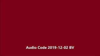 Audio Code 2019 12 02 Bv