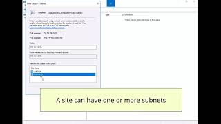 5 Windows Server 2016  Sites, Subnets, and Site Links