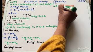 Functional groups (Containing C,H,O,and N)/lec#9 #organicchemistry #9thchemistry #chemistry 