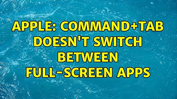 Apple: Command+Tab doesn