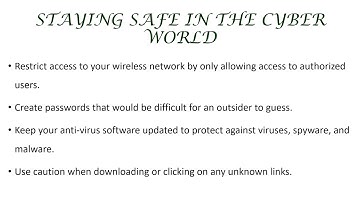 class 9 ICT - chapter7 - SAFETY AND SECURITY INTHE CYBER WORLD