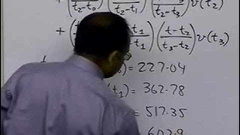 Chapter 05.04: Lesson: Lagrangian Interpolation: Cubic Interpolation: Example: Part 2 of 2