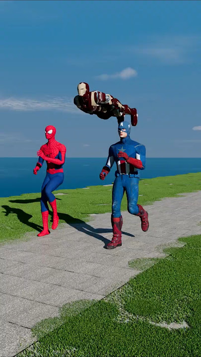 Captain America vs Spiderman vs Ironman | Spiderman back alive | Marvel Animation