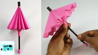 How To Make A Paper Umbrella ☂ | Umbrella That Open And Close | DIY Paper Umbrella