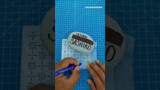 SASHIKO | DIY pattern transfer method. #sashiko #beginnersewing #diy #sewingtutorial