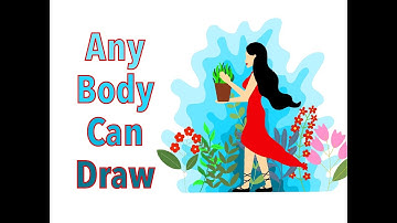 Girl in Garden | Procreate Tutorial | Pose by Gal Shir | iPad