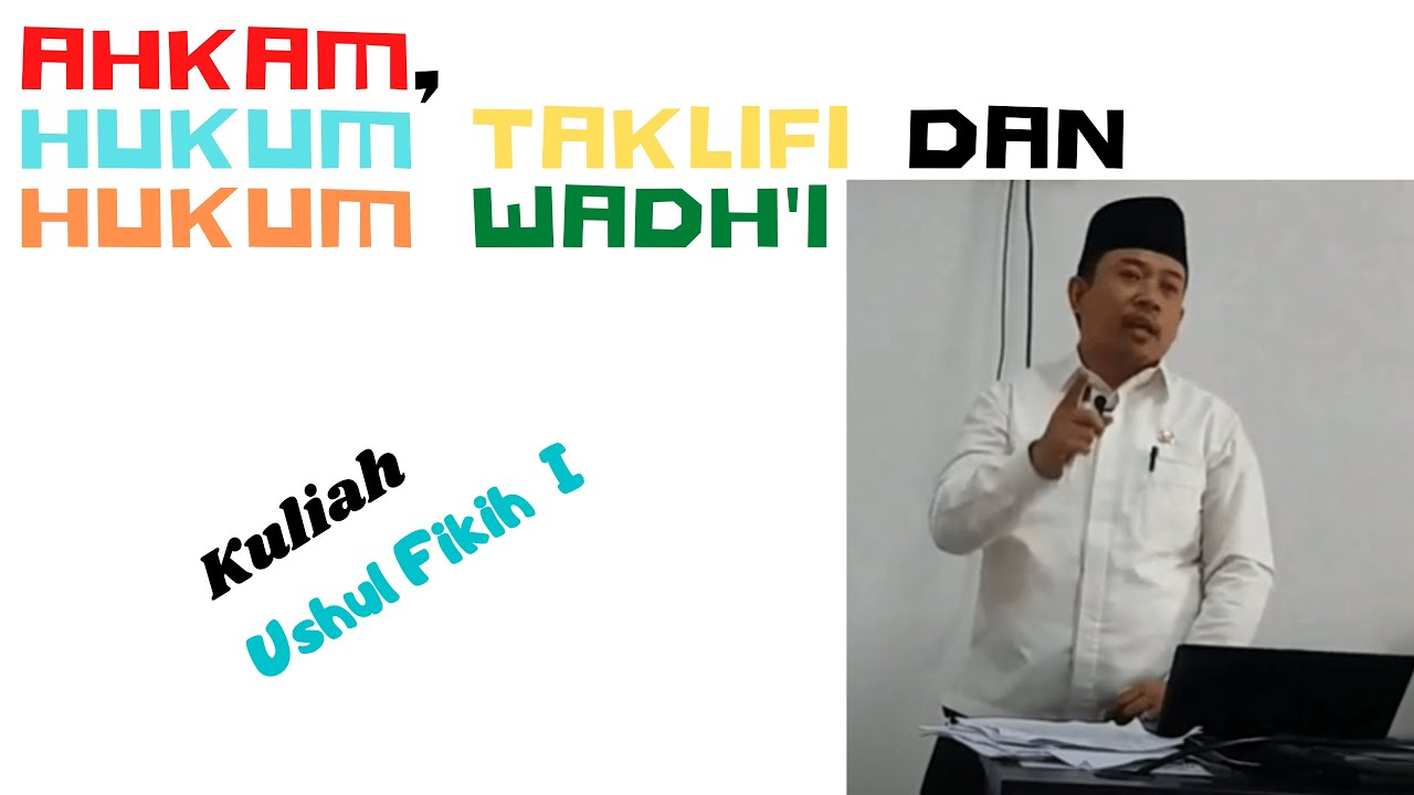 Ahkam, Hukum Taklifi dan Hukum Wadh'i