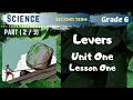 Science | Grade 6 | Unit 1 Lesson 1 - Part 2 - First Class Levers