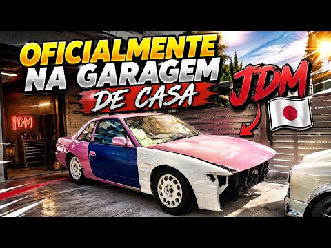 The authentic JDM S13 is now officially in the garage at home!!!