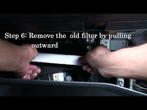 How To Change Cabin Air Filter For A 2009 Toyota Corolla Youtube