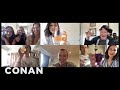 Conan Crashes A Millennial Staffer's Zoom Happy Hour | CONAN on TBS